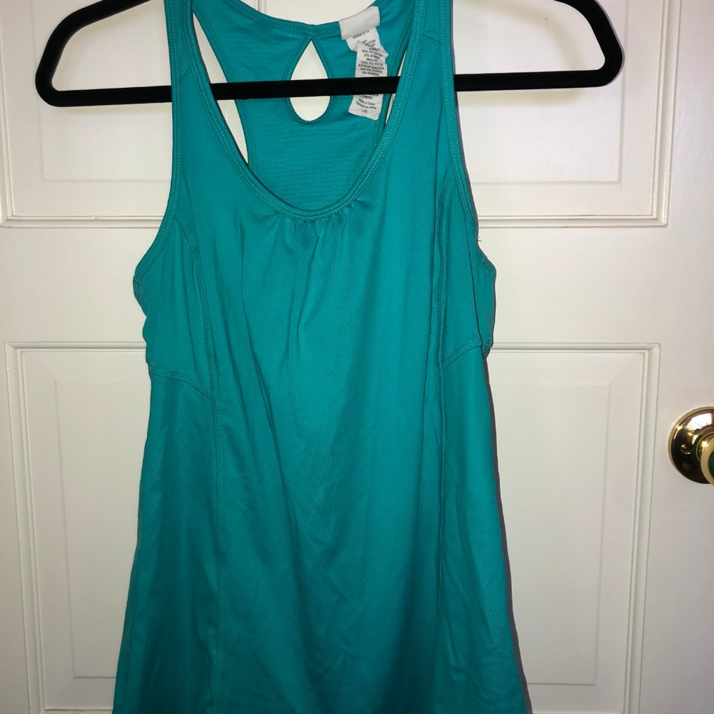 Teal Blue Workout Tank